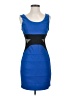 Deb Color Block Blue Cocktail Dress Size S - photo 1