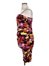 B. Darlin Floral Red Cocktail Dress Size XL - photo 5