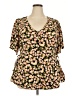 Torrid Black Short Sleeve Blouse Size 4X Plus (4) - photo 1