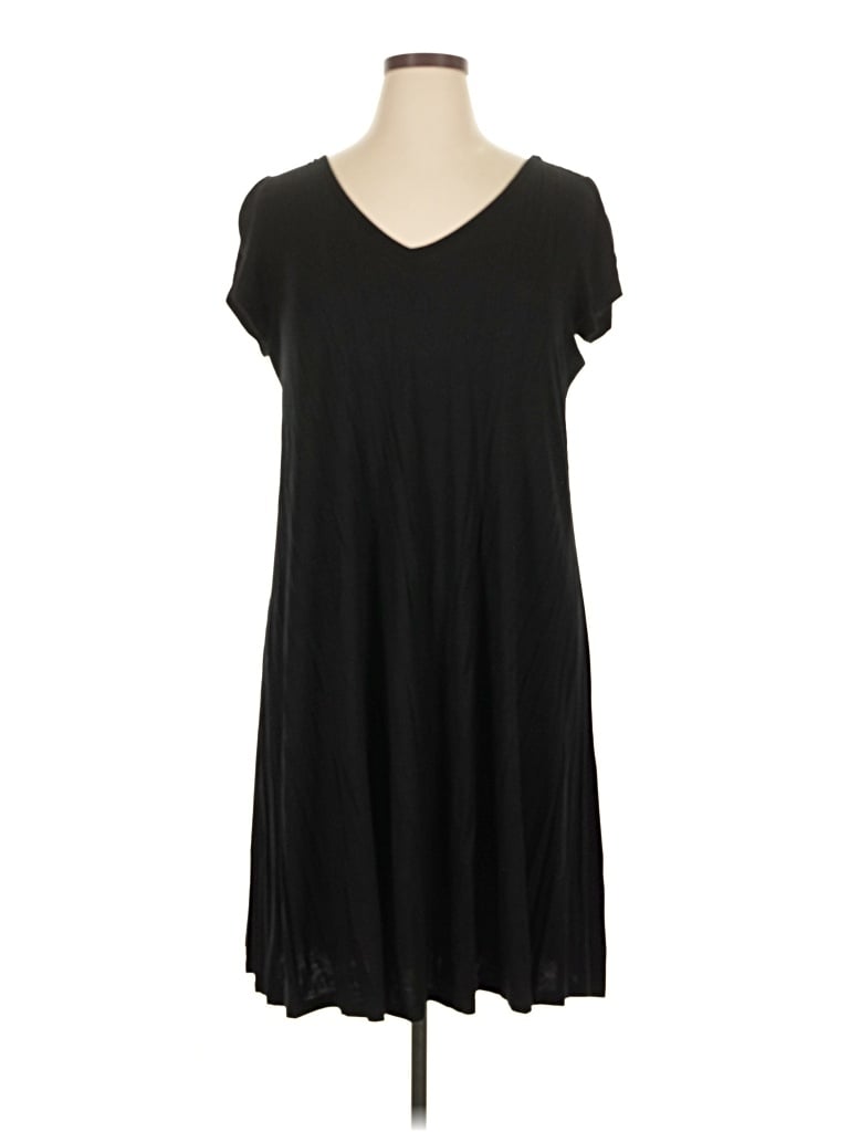 Pre-owned Lane Bryant Casual Dress In Black