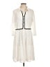 NY Collection Ivory White Casual Dress Size L - photo 1