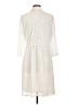 NY Collection Ivory White Casual Dress Size L - photo 2