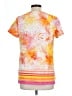 Ruby Rd. Orange Short Sleeve Blouse Size L - photo 2