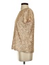French Connection Gold Short Sleeve Top Size 4 - photo 5