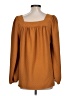 wonderly 100% Polyester Brown Long Sleeve Blouse Size L - photo 2