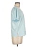MIHOLL Blue Short Sleeve Top Size M - photo 4