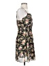 Fun2Fun 100% Rayon Floral Black Cocktail Dress Size S - photo 4