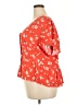 Old Navy 100% Rayon Orange Short Sleeve Blouse Size XXL (tall) - photo 5