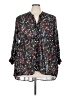 Loralette Black 3/4 Sleeve Blouse Size 3X Plus - photo 1