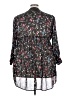 Loralette Black 3/4 Sleeve Blouse Size 3X Plus - photo 2