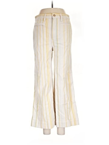 Madewell Emmett Wide-Leg Crop Pants in Stripe (view 1)