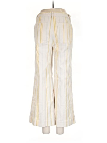 Madewell Emmett Wide-Leg Crop Pants in Stripe (view 2)