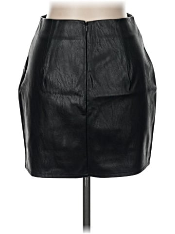 Superdown Faux Leather Skirt (view 2)