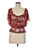 Assorted Brands Red Short Sleeve Blouse Size M (estimated) - photo 1