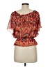 Assorted Brands Red Short Sleeve Blouse Size M (estimated) - photo 2