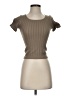Assorted Brands Tan Short Sleeve Turtleneck Size XS - photo 1
