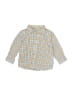 Mayoral Checkered-gingham Yellow Long Sleeve Button-Down Shirt 9-12 MO / 12 MO - photo 1