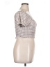 Caution to the Wind Brown Short Sleeve Top Size S (estimated) - photo 4