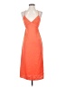 A New Day 100% Polyester Solid Orange Cocktail Dress Size XS - photo 1