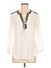 Daniel Rainn 100% Rayon Ivory 3/4 Sleeve Blouse Size M - photo 1