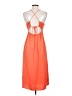 A New Day 100% Polyester Solid Orange Cocktail Dress Size XS - photo 2