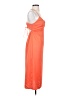 A New Day 100% Polyester Solid Orange Cocktail Dress Size XS - photo 4