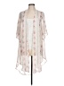 Torrid 100% Polyester Ivory Kimono Size Lg Plus (0) - photo 1