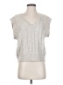 Cupcakes & Cashmere Silver Sweater Vest Size S - photo 1