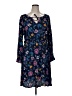 Old Navy 100% Viscose Floral Blue Casual Dress Size XL - photo 1