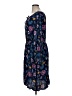 Old Navy 100% Viscose Floral Blue Casual Dress Size XL - photo 5