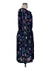 Old Navy 100% Viscose Floral Blue Casual Dress Size XL - photo 4