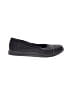 Clarks Solid Black Flats Size 7 1/2 - photo 1