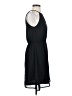 H&M 100% Polyester Solid Black Casual Dress Size 4 - photo 4