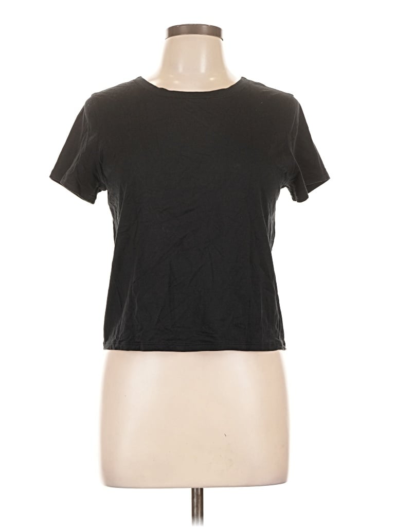 Pre-owned Lululemon Athletica Short Sleeve T-shirt In Black