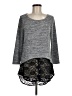 LIDA Collection Gray 3/4 Sleeve Top Size M (estimated) - photo 1