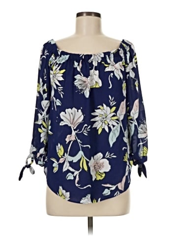 Jasmine & Juliana 3/4 Sleeve Blouse (view 1)