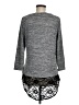 LIDA Collection Gray 3/4 Sleeve Top Size M (estimated) - photo 2