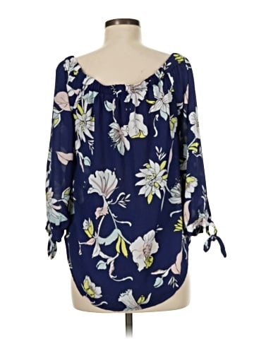 Jasmine & Juliana 3/4 Sleeve Blouse (view 2)