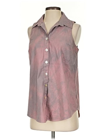 Finley Sleeveless Button-Down Shirt (view 1)