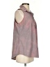 Finley Pink Sleeveless Button-Down Shirt Size S - photo 4