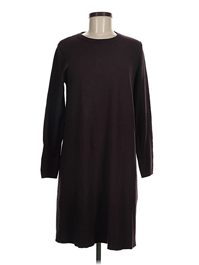 Pre-owned Jjill Casual Dress In Brown