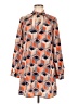 Bebop 100% Polyester Orange Casual Dress Size M - photo 1