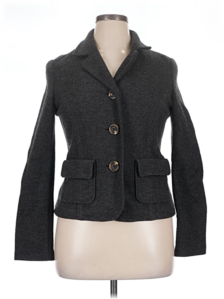 Pre-owned Boden Wool Blazer Jacket In Gray