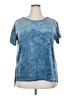 Green Tea Blue Short Sleeve Top Size XXL - photo 1