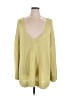 Free-est by Free People Yellow Pullover Sweater Size XL - photo 1
