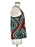 Eyeshadow 100% Polyester Teal Sleeveless Top Size M - photo 4