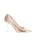 Betsey Johnson Metallic Gold Heels Size 8 - photo 1