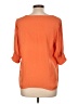 Maison d' Amelie 100% Polyester Orange 3/4 Sleeve Top Size L - photo 2