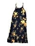 Old Navy 100% Rayon Floral Yellow Blue Dress Size 8 - photo 1