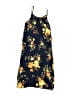 Old Navy 100% Rayon Floral Yellow Blue Dress Size 8 - photo 2